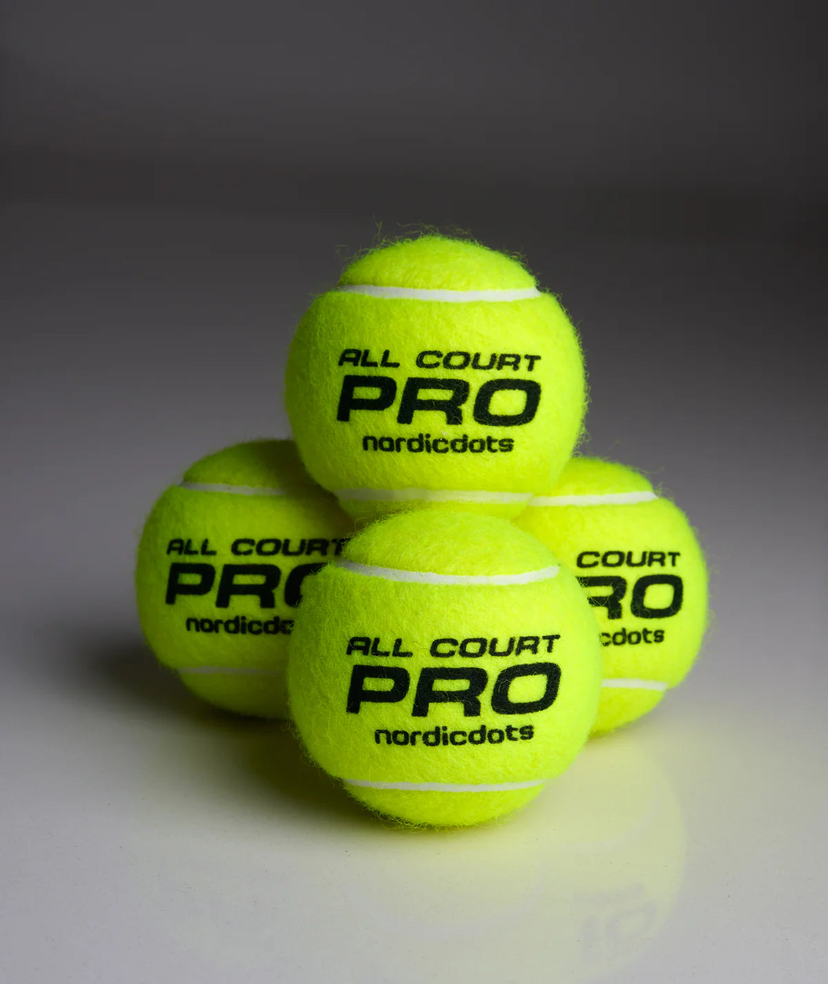 All Court Pro Tennis Balls 4 Pack